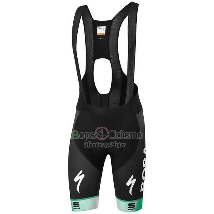 Bora-hansgrone Ropa Ciclismo Culotte Corto 2020 Mangas Cortas Blanco Verde